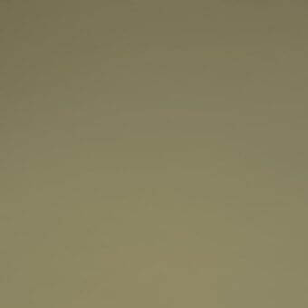 Full-grain saddle leather sample in olive drab displays a smooth, consistent texture with visible natural grain and a “mariani” label.